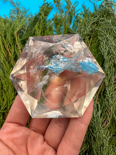 3” Citrine Faceted Gem Carving