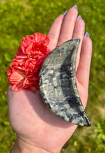 Load image into Gallery viewer, 3.75” Kambaba Jasper Crescent Moon Dish