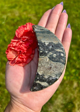 Load image into Gallery viewer, 3.75” Kambaba Jasper Crescent Moon Dish
