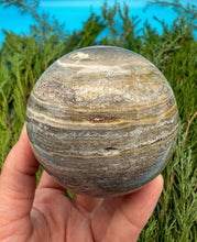 Load image into Gallery viewer, 70mm Ocean Jasper Sphere