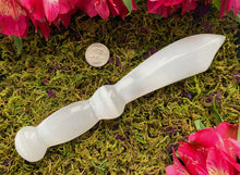 Load image into Gallery viewer, 8.5” Satin Spar Selenite Dagger