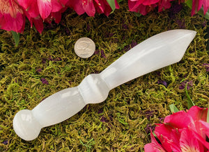 8.5” Satin Spar Selenite Dagger