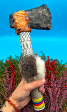 Load image into Gallery viewer, 12” Black Obsidian Tomahawk Axe
