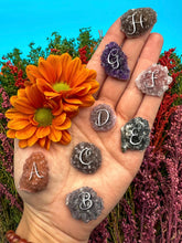 Load image into Gallery viewer, 1” Rainbow Druzy Amethyst Stalactite Tip/Rose Crystal