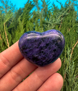 1.25” Charoite Heart Carving