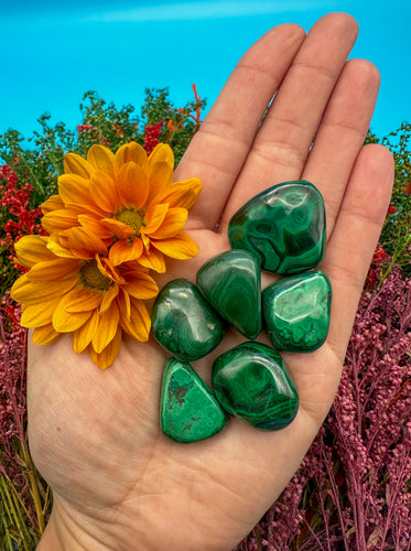 Malachite Tumbled