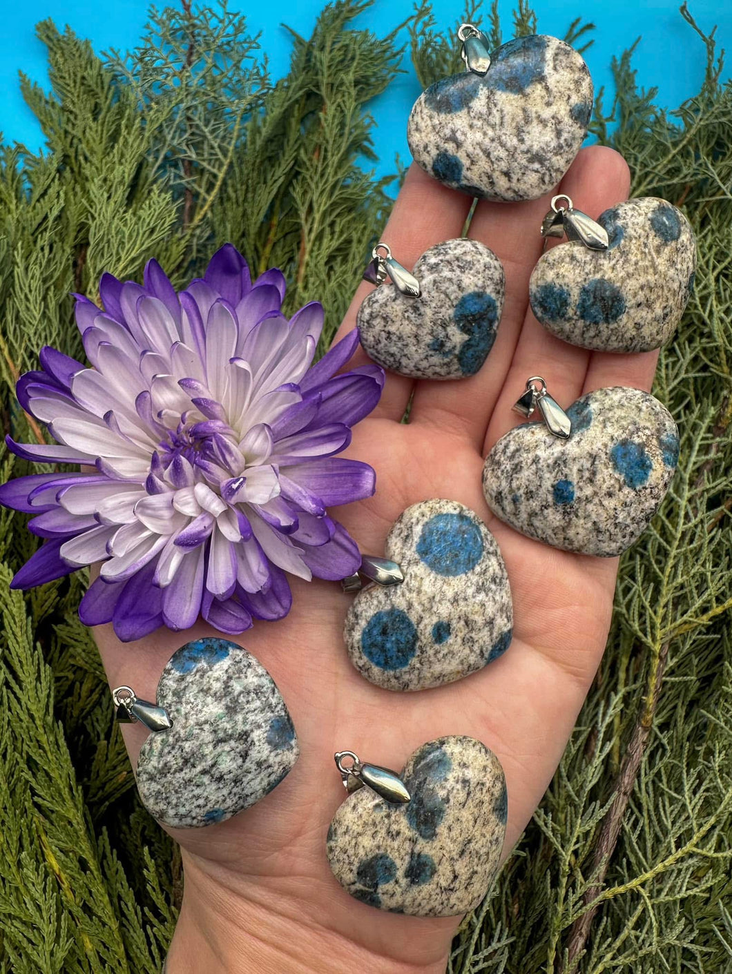 1-1.5” K2 Heart Pendant