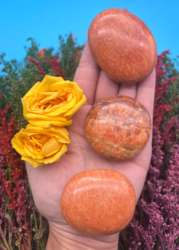 Sedona Red Jasper Palm Stone