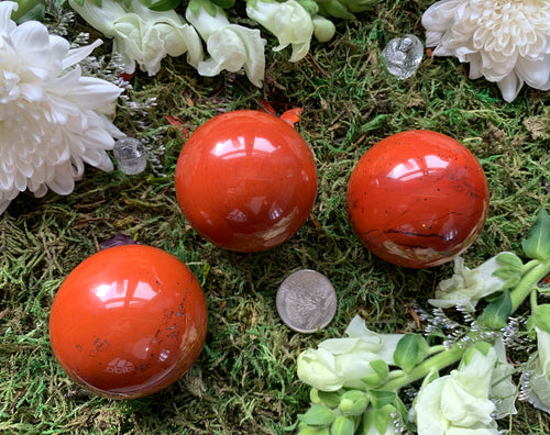50mm Red Jasper Sphere