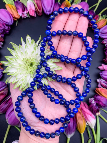 6mm Lapis Lazuli Bracelet