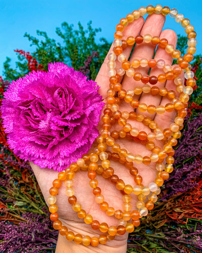 6mm Carnelian Bracelet