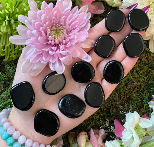 Black Obsidian Mini Coins