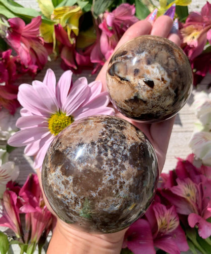 55-70mm Brown Opal Sphere