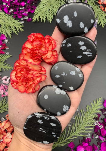 Snowflake Obsidian Pocket Flat