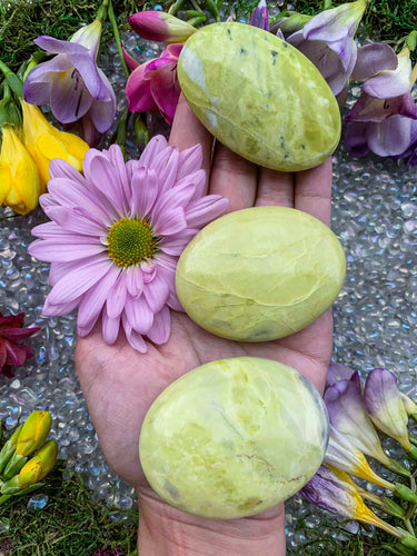 Infinite Serpentine Palm Stone