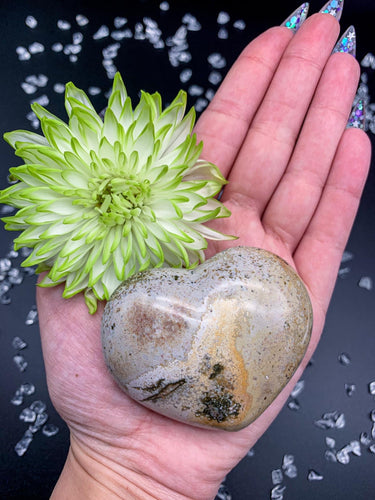 2.5” Ocean Jasper Heart