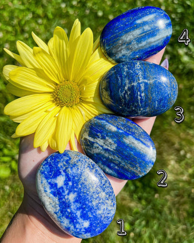 Lapis Lazuli Palm Stone