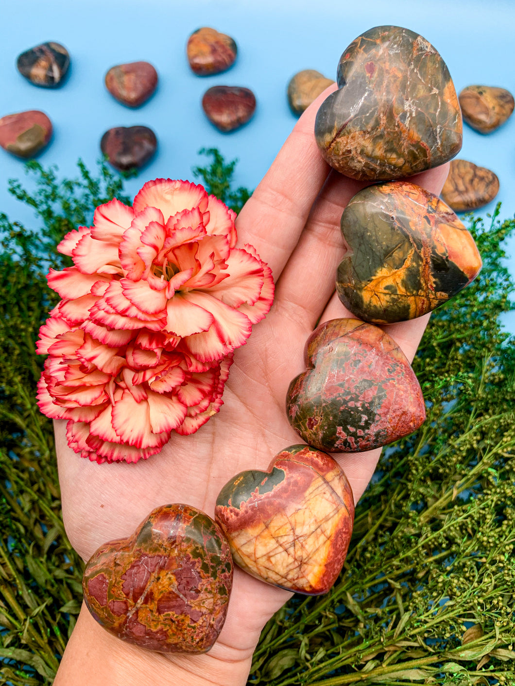 2” Cherry Creek Jasper Heart