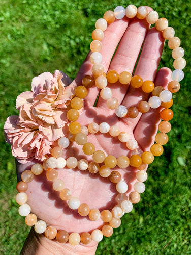 8mm Common “Potch” Opal Bracelet