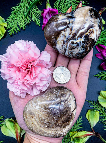 2.5” Brown Opal Heart