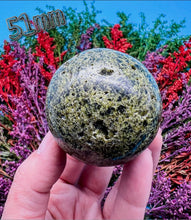 Load image into Gallery viewer, 51-52mm Epidote Sphere