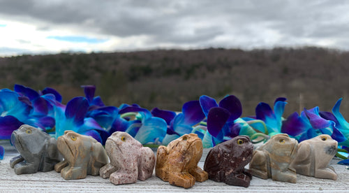 1” Soapstone Frog Carving