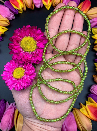 4mm Peridot Bracelet