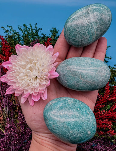 Amazonite Palm Stone